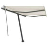 Vidaxl luifel distanziert manuell erstreckt sich 300x250 cm cremefarben.