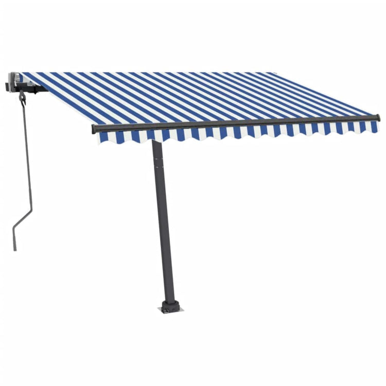Vidaxl laifel kostenlos -ausstehende automatische 300x250 cm blau und weiß