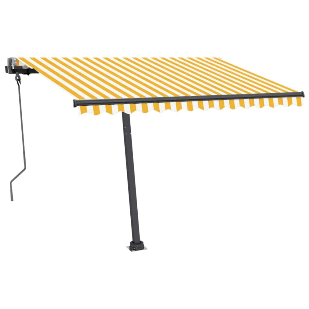 Vidaxl laifel kostenlos -ausstehende automatische 300x250 cm gelb und weiß