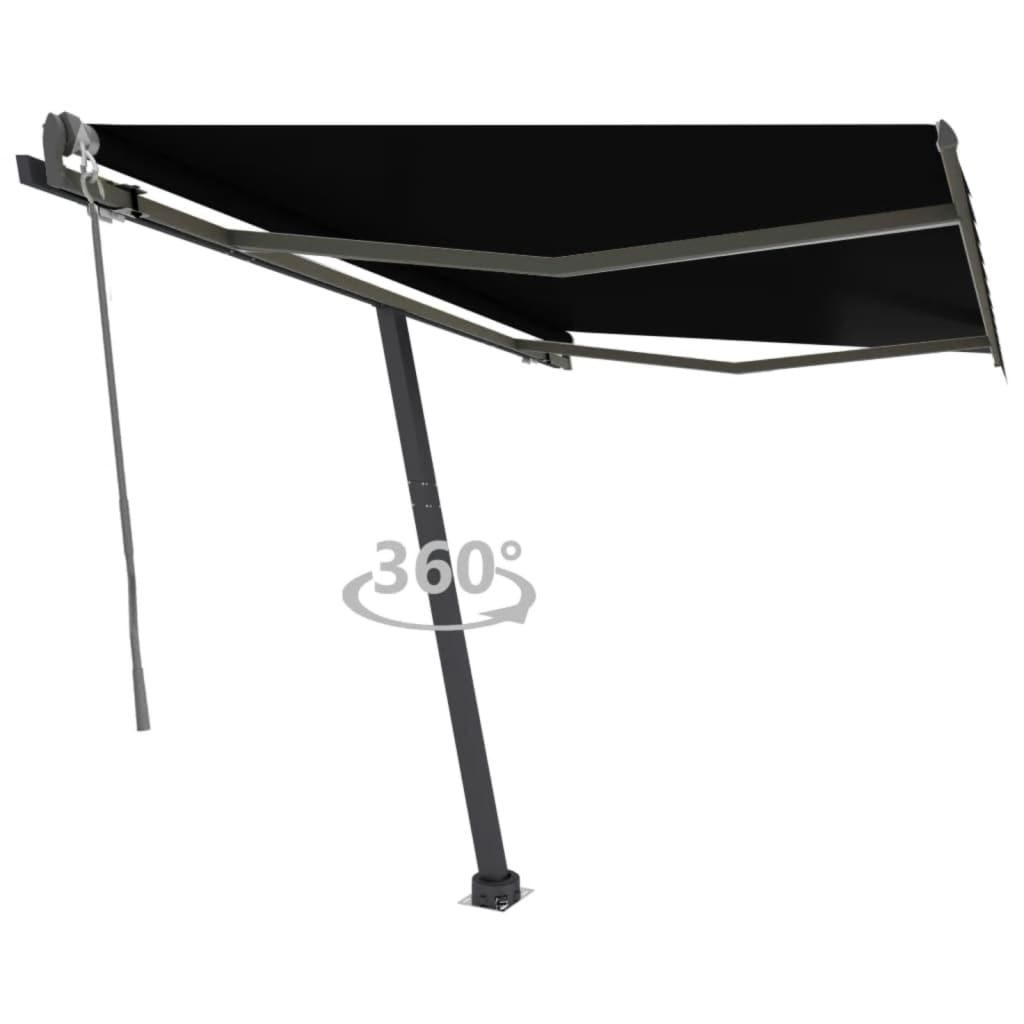 Vidaxl Laifel Free -ausstehende automatische 300x250 cm Anthrazit -Colored