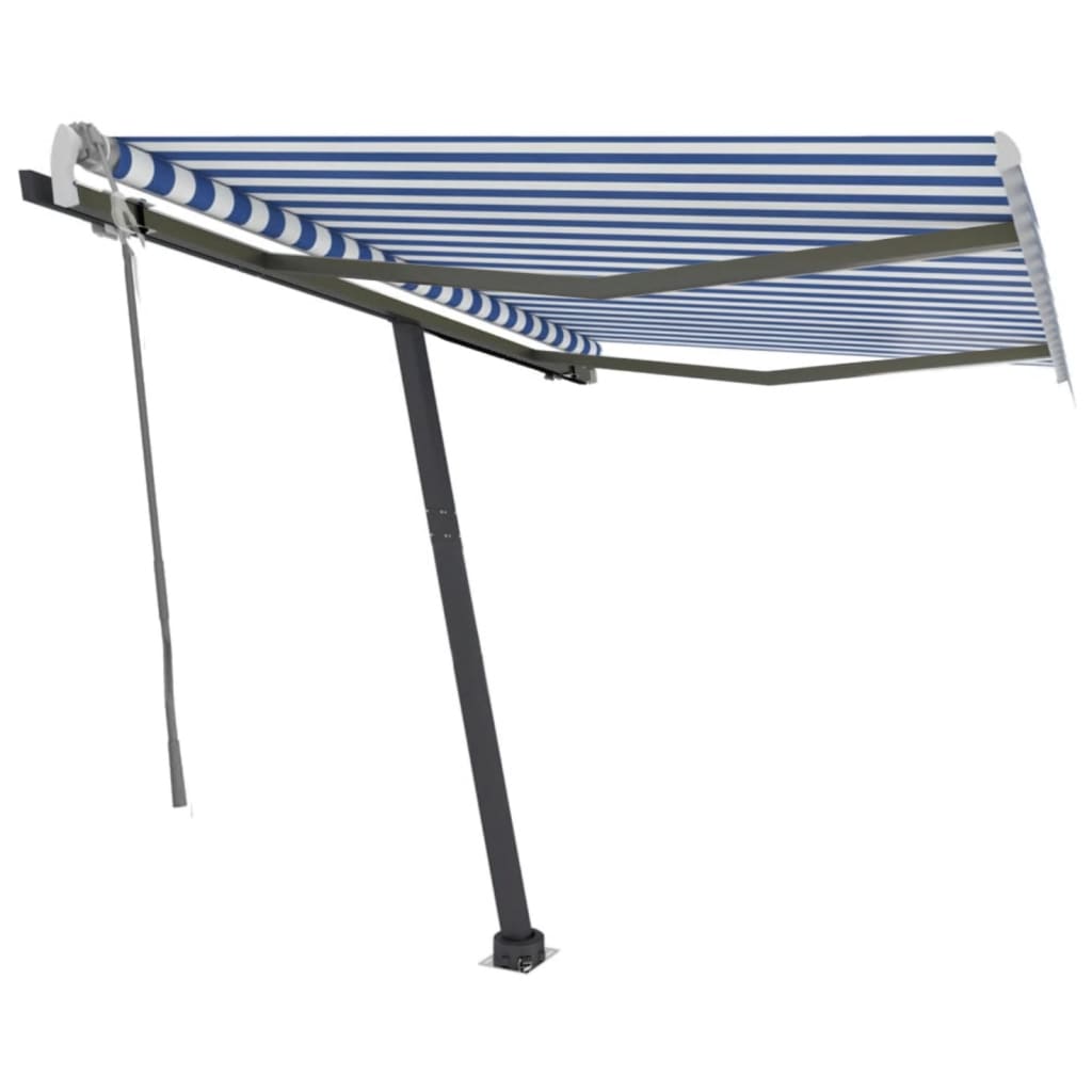 Vidaxl Laifel losgelöst 350x250 cm blau und weiß