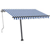 Vidaxl Laifel losgelöst 350x250 cm blau und weiß