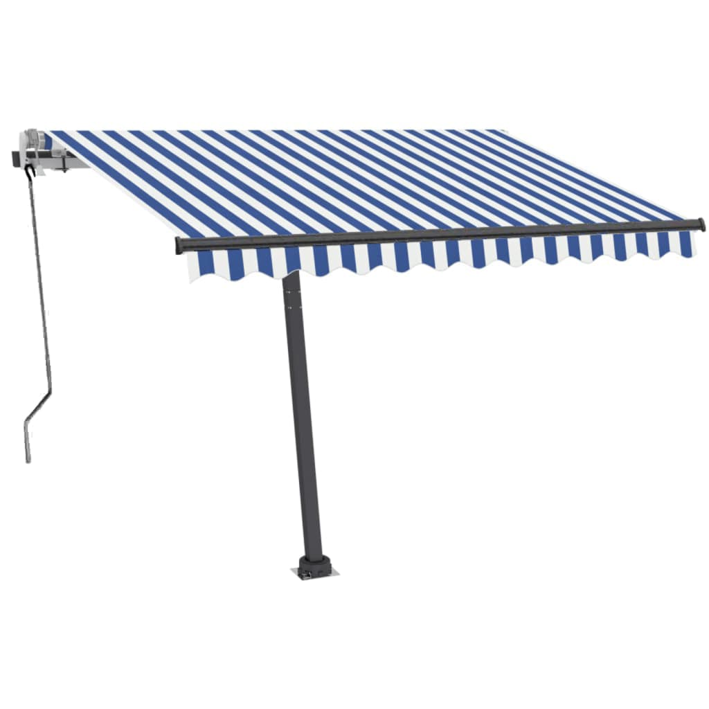 Vidaxl Laifel losgelöst 350x250 cm blau und weiß