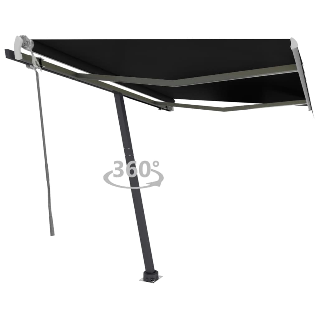 Der vidaxl luifel -abgelöste erstreckt sich 350x250 cm Anthrazit