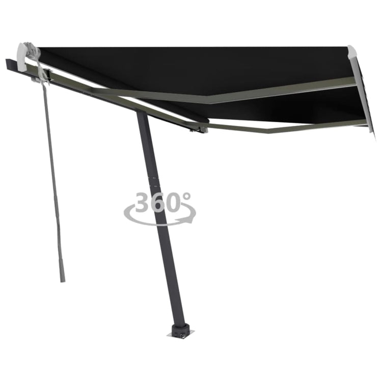 Der vidaxl luifel -abgelöste erstreckt sich 350x250 cm Anthrazit