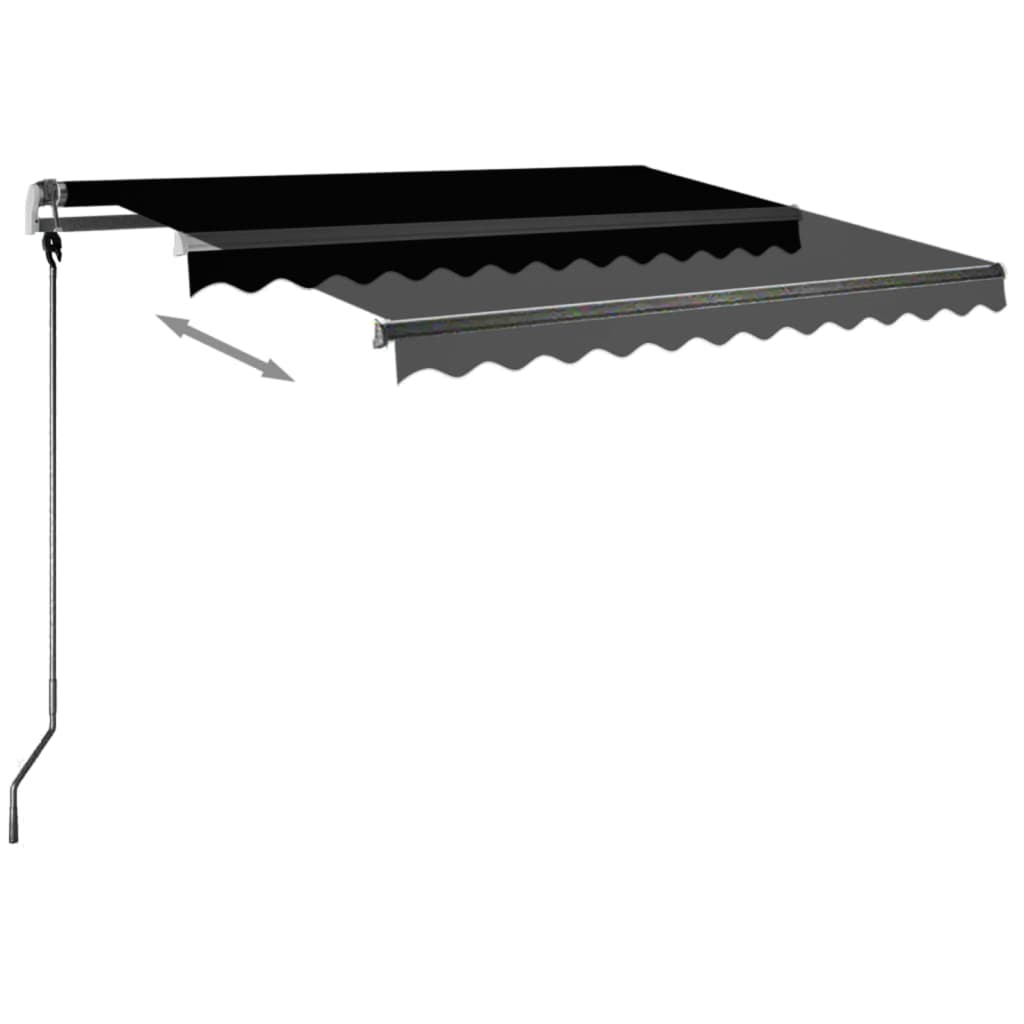 Der vidaxl luifel -abgelöste erstreckt sich 350x250 cm Anthrazit