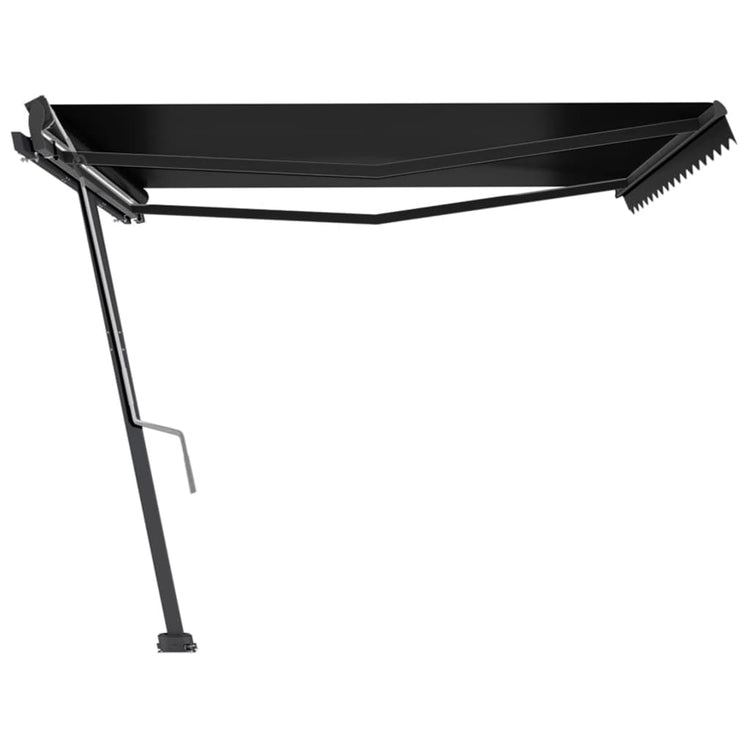Der vidaxl luifel distanzierte sich manuell 400 x 300 cm Anthrazit