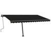 Der vidaxl luifel distanzierte sich manuell 400 x 300 cm Anthrazit