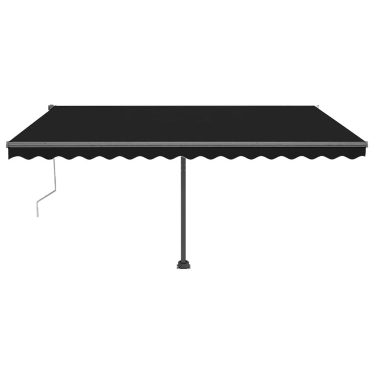 Vidaxl Laifel Free -ausstehende automatische 450 x 300 cm Anthrazit -geläutet
