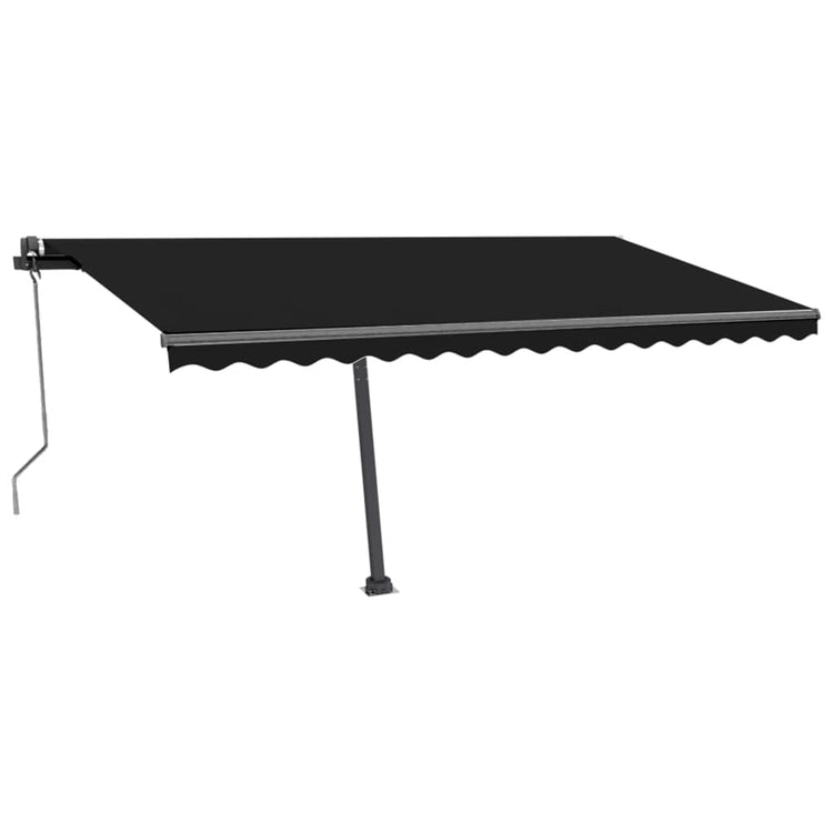 Vidaxl Laifel Free -ausstehende automatische 450 x 300 cm Anthrazit -geläutet