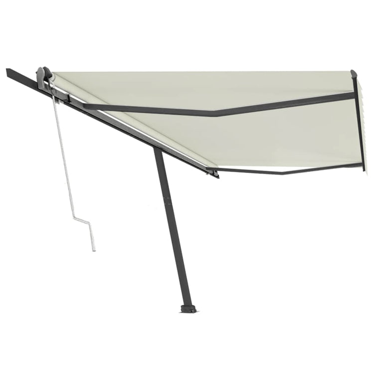 Vidaxl luifel kostenlos -ausstehende automatische 500x300 cm creme -gelenkt