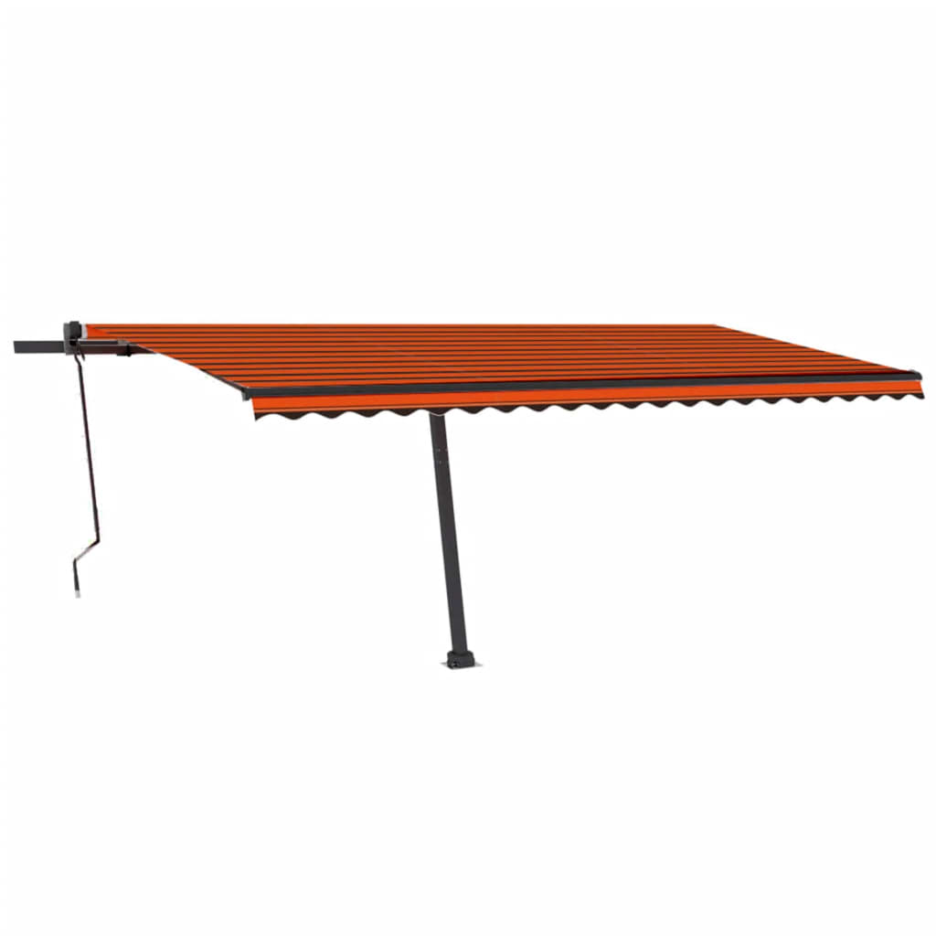 Vidaxl laifel kostenlos -ausstehende automatische 500x300 cm Orange und Braun