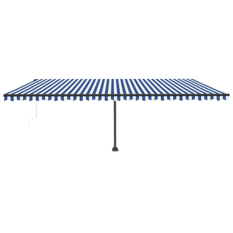 Vidaxl laifel kostenlos -ausstehende automatische 600x300 cm blau und weiß