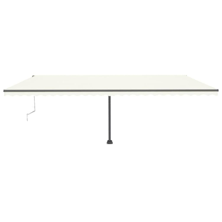 Vidaxl Luifel Automatik mit LED- und Windsensor 600x300 cm Creme Farbe