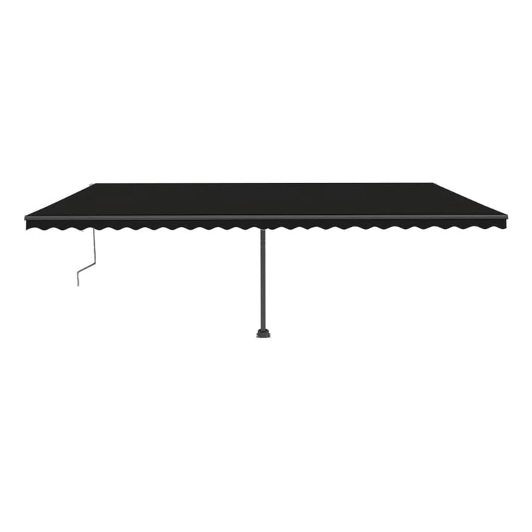 Vidaxl Luifel Automatik mit LED- und Windsensor 600x300 cm Anthrazit