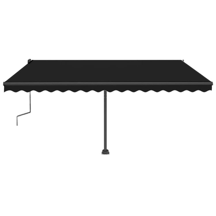 Der vidaxl luifel -abgelöste erstreckt sich 450 x 350 cm Anthrazit