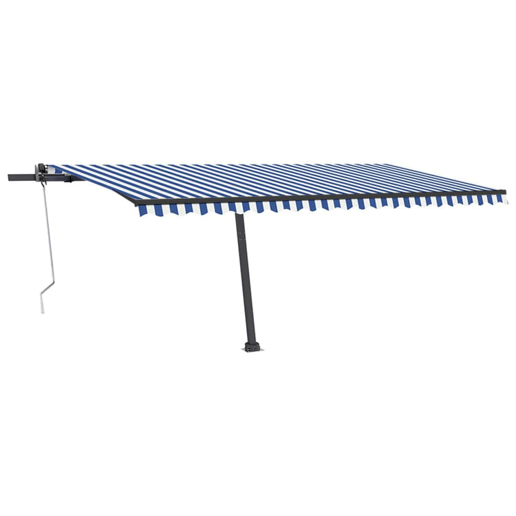 Vidaxl laifel kostenlos -ausstehende automatische 500x350 cm blau und weiß