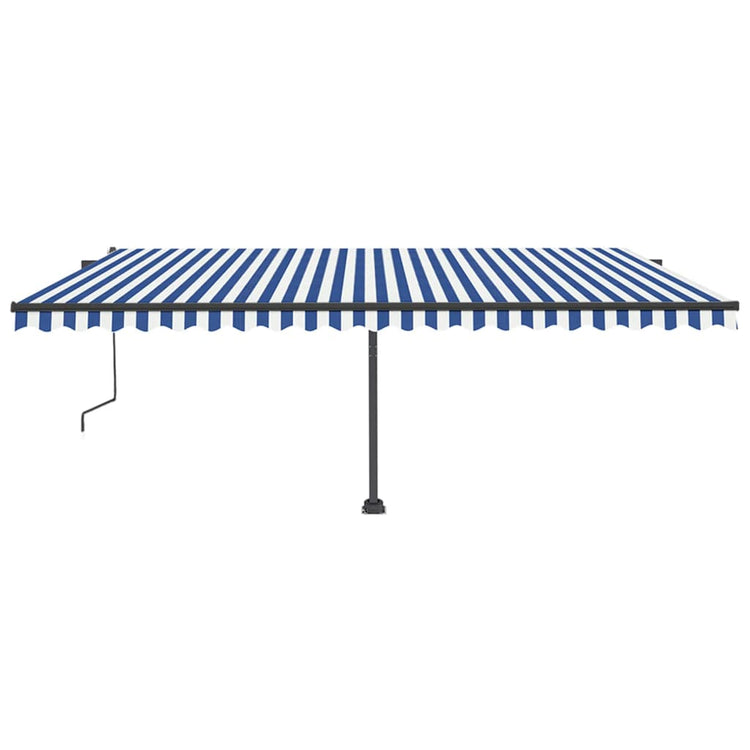 Vidaxl laifel kostenlos -ausstehende automatische 500x350 cm blau und weiß