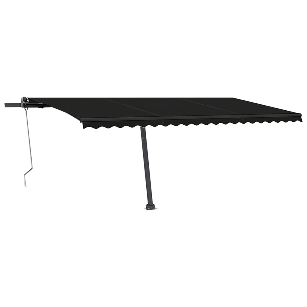 Vidaxl luifel kostenlos -ausstehende automatische 500x350 cm Anthrazit -Colored