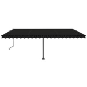 Vidaxl luifel kostenlos -ausstehende automatische 500x350 cm Anthrazit -Colored - afbeelding 3