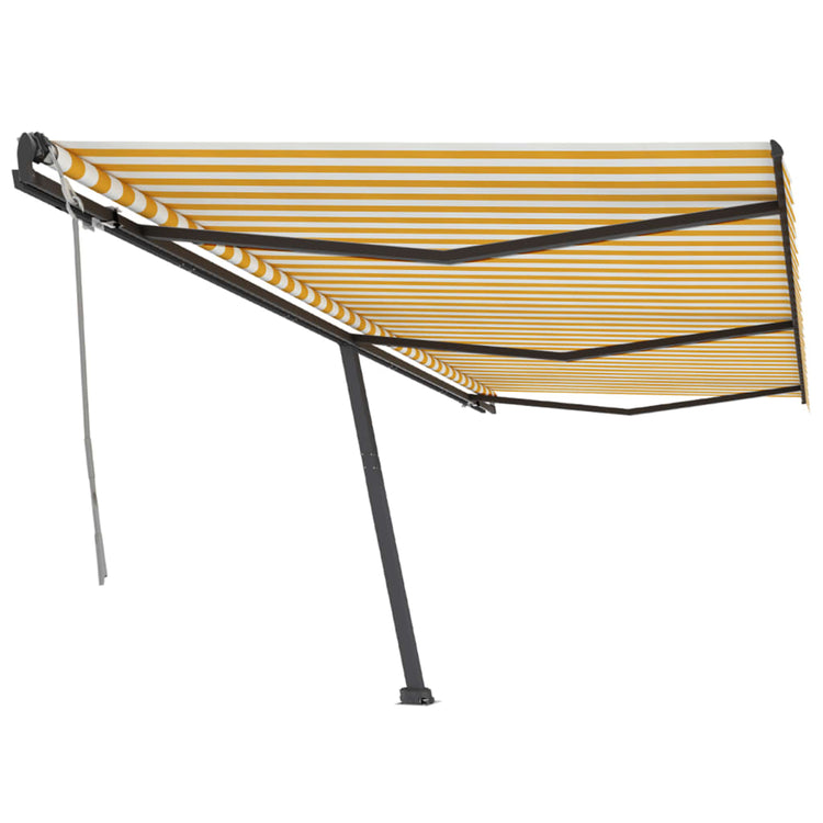 Vidaxl Laifel löschen Sie manuell 600x350 cm gelb und weiß