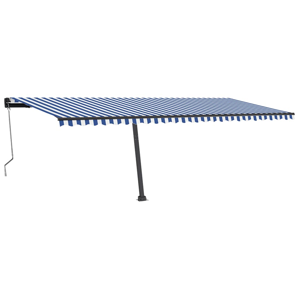 Vidaxl laifel kostenlos -ausstehende automatische 600x350 cm blau und weiß