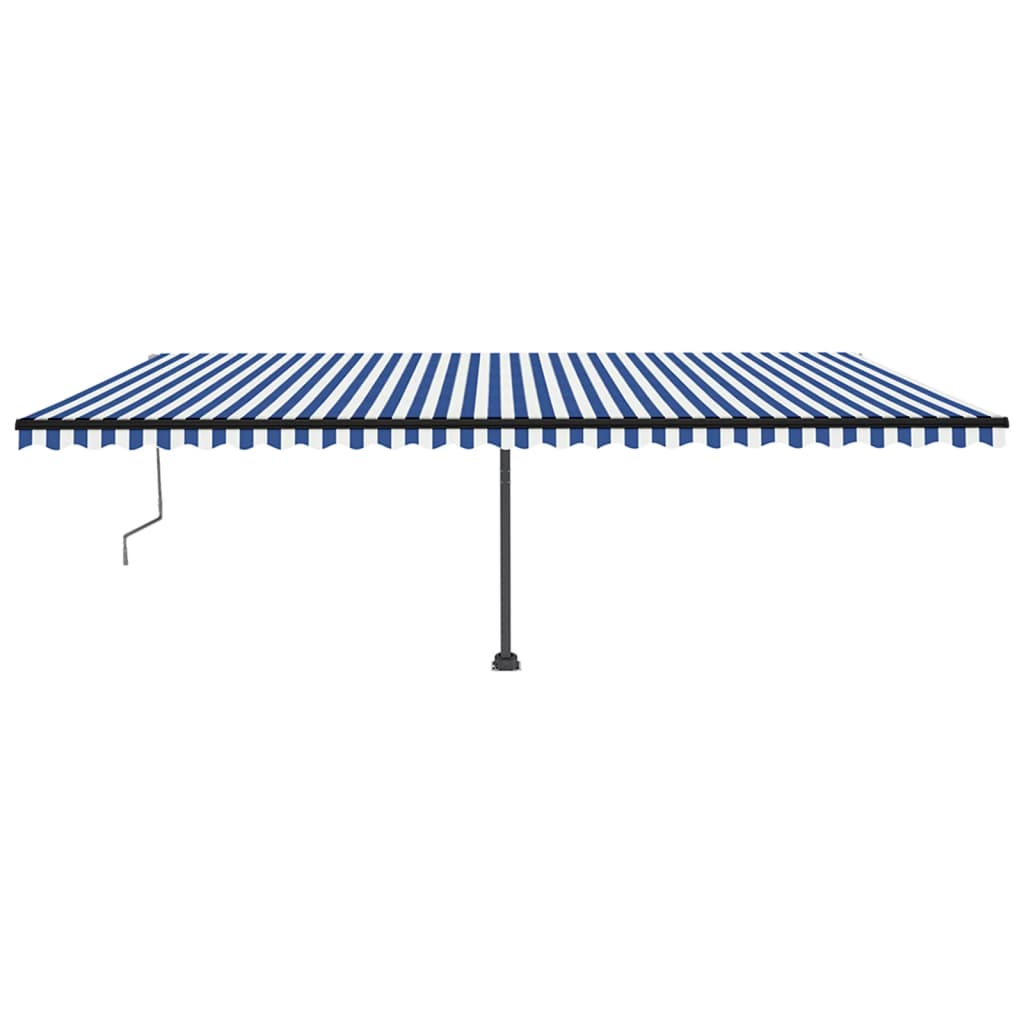 Vidaxl laifel kostenlos -ausstehende automatische 600x350 cm blau und weiß