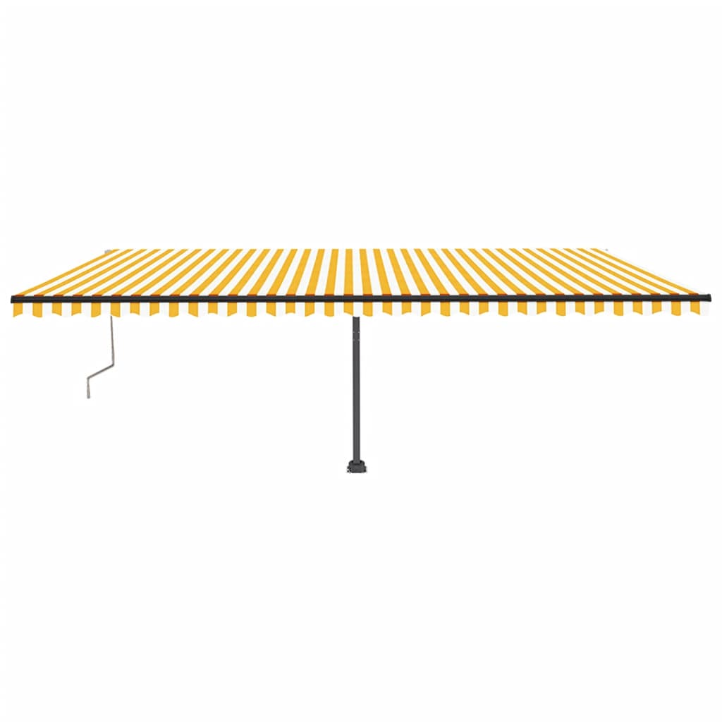Vidaxl laifel kostenlos -ausstehende automatische 600x350 cm gelb und weiß