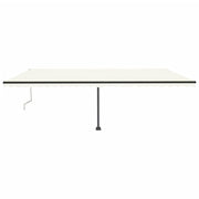 Vidaxl Luifel Automatik mit LED- und Windsensor 600x350 cm Creme Farbe - afbeelding 3