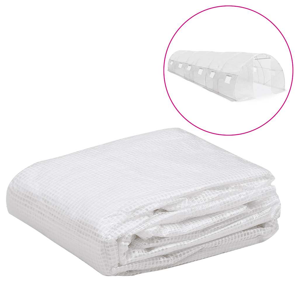 Vidaxl Kashoes Ersatz (27 m²) 3x9x2 m transparent