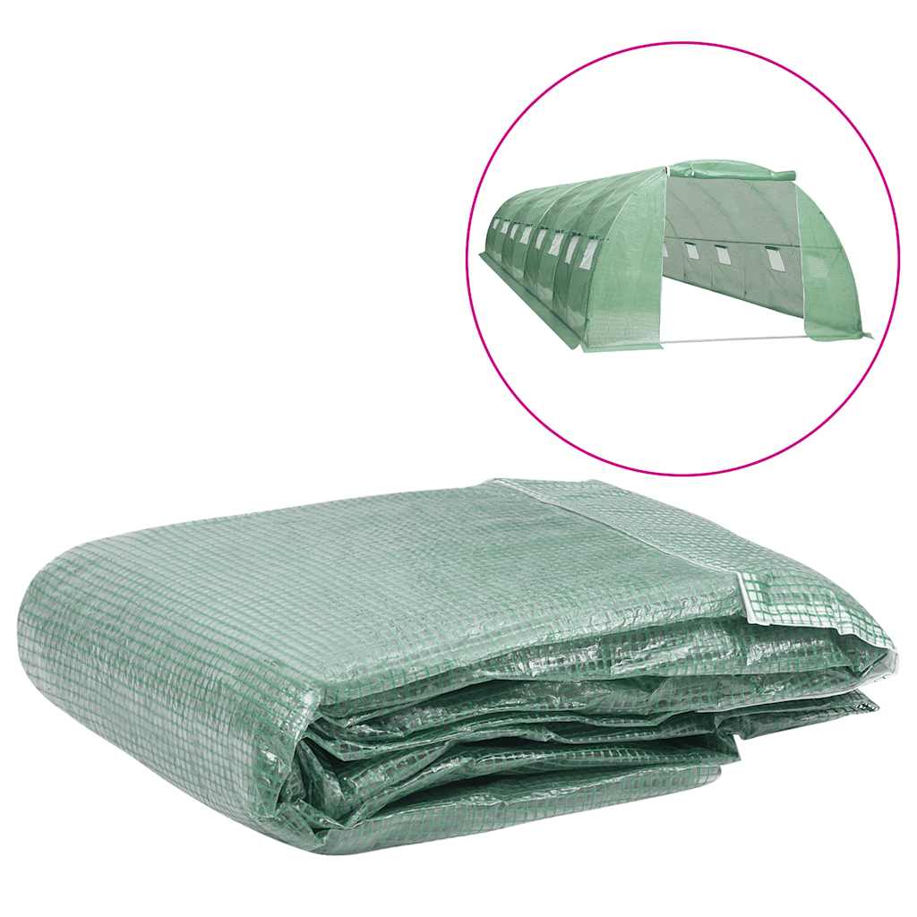 Vidaxl Kashoes Ersatz (32 m²) 400x800x200 cm Grün