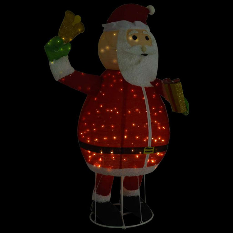 Vidaxl Santa Claus Dekorative LED 180 cm Luxusstoff