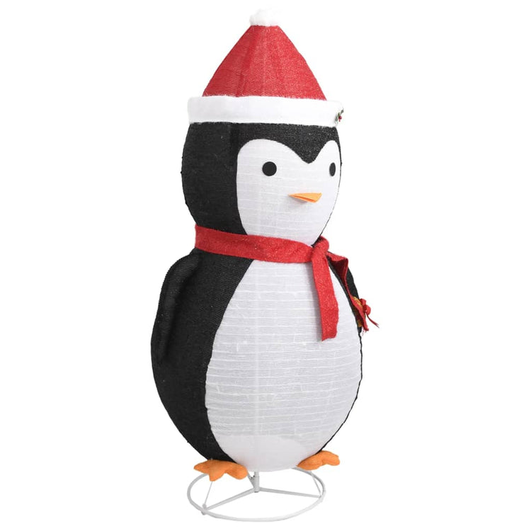 VIDAXL Weihnachtsfinguin Dekorative LED 180 cm Luxus Stoff