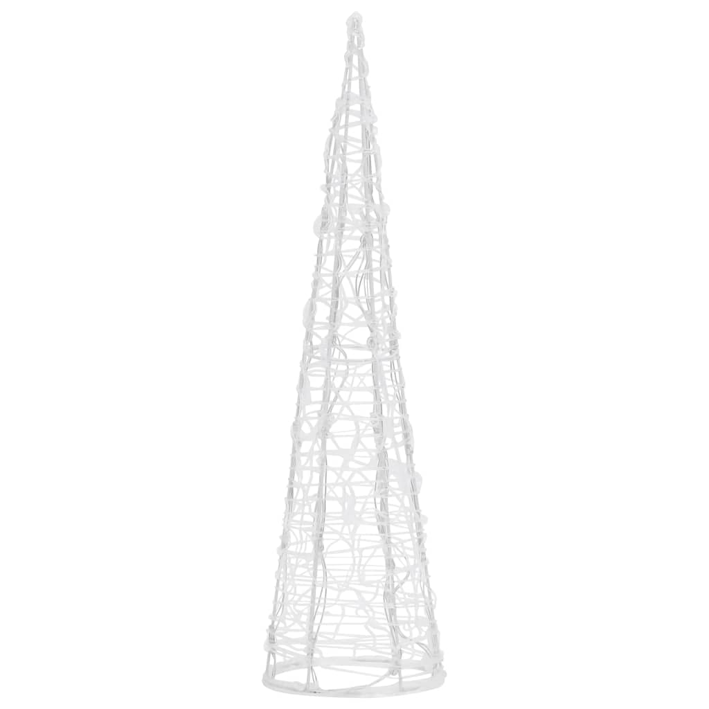 Vidaxl Light Cone Dekorative LED Kalt weiß 60 cm Acryl
