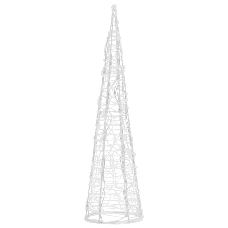 Vidaxl Light Cone Dekorative LED Kalt weiß 60 cm Acryl