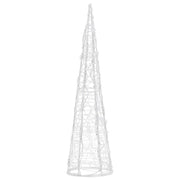 Vidaxl Leichtkegel dekorative LED Blau 60 cm Acryl - afbeelding 3