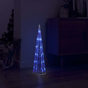 Vidaxl Leichtkegel dekorative LED Blau 60 cm Acryl - afbeelding 1