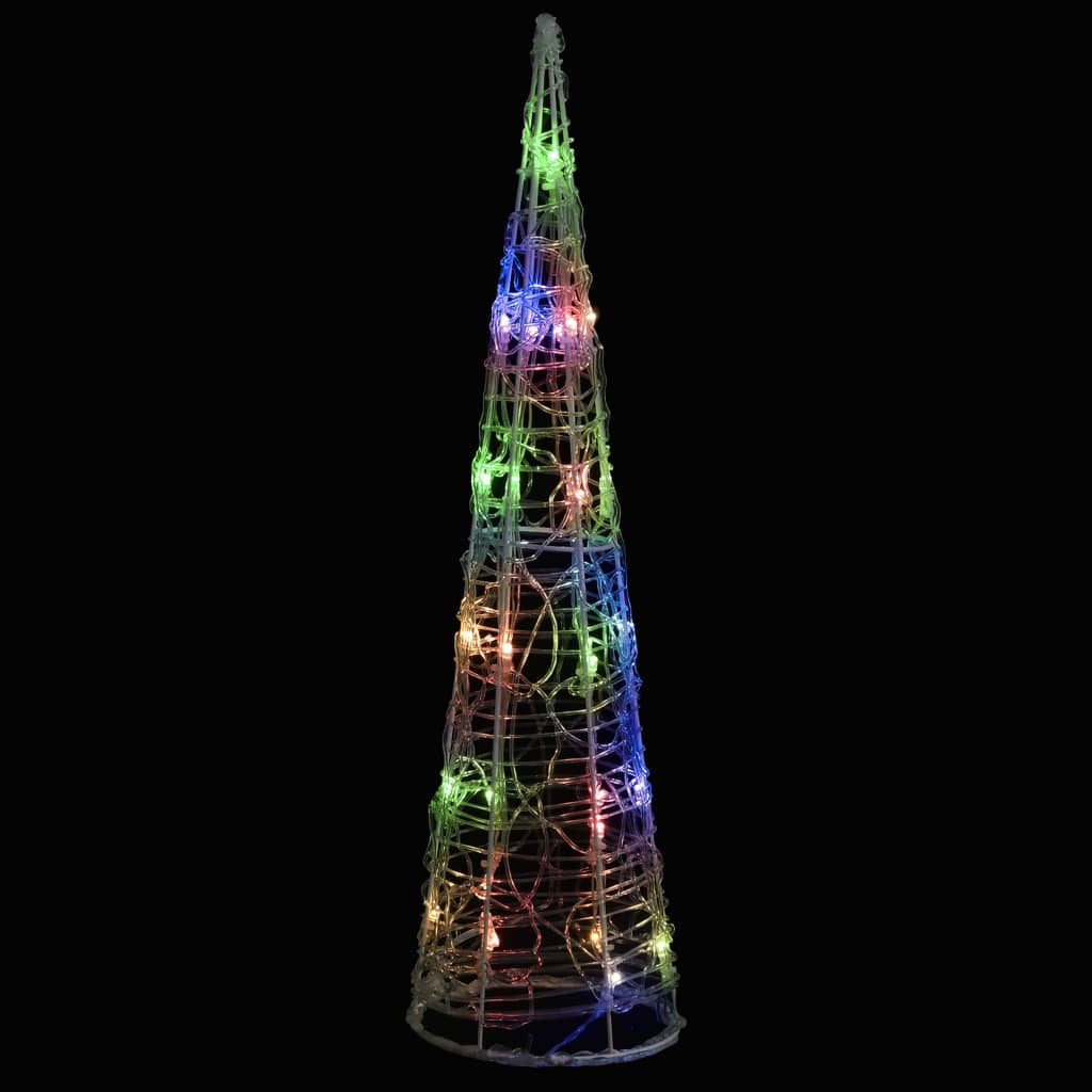 Vidaxl Light Cone Decorative LED Multi -Colored 60 cm Acryl