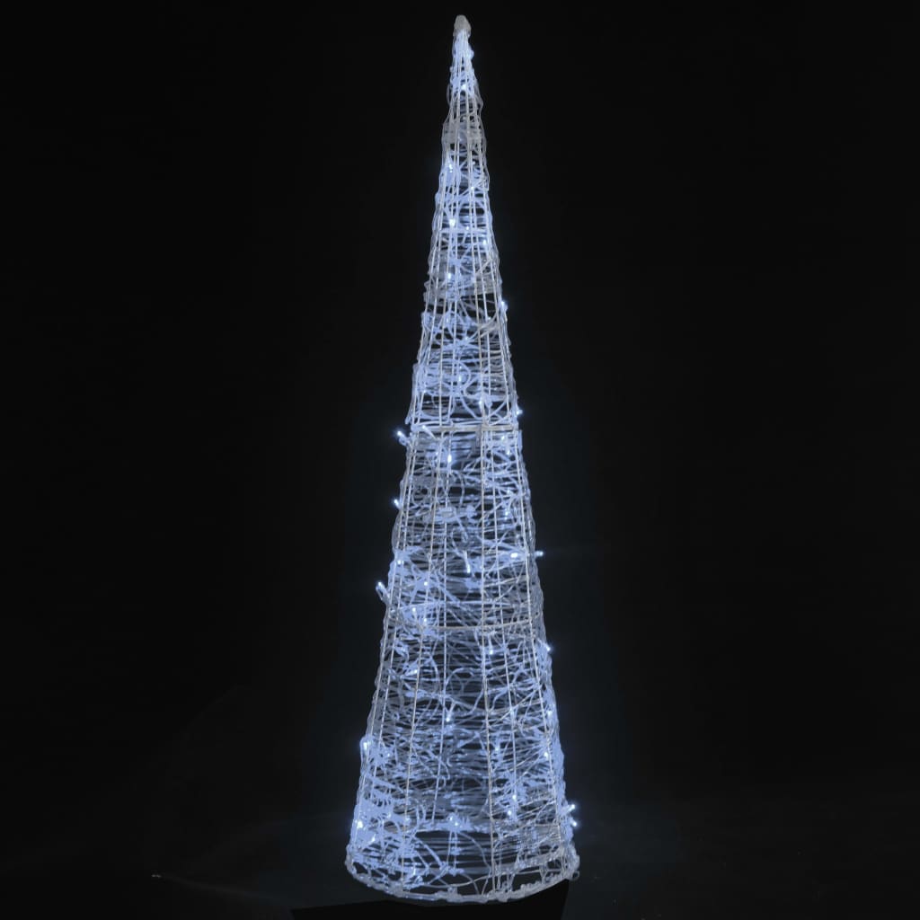 Vidaxl Light Cone Dekorative LED Kalt weiß 90 cm Acryl
