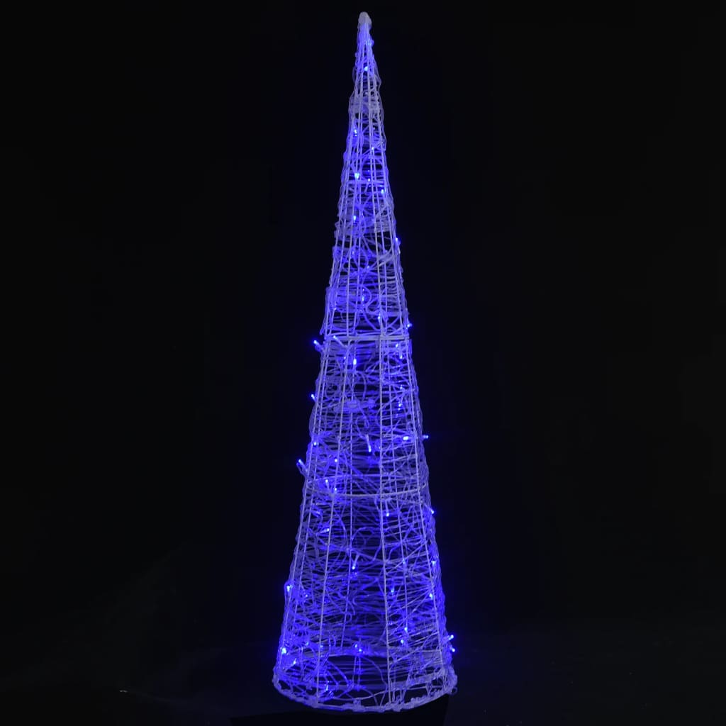 Vidaxl Light Cone Decorative LED Blue 90 cm Acryl