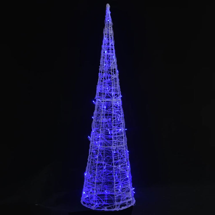 Vidaxl Light Cone Decorative LED Blue 90 cm Acryl