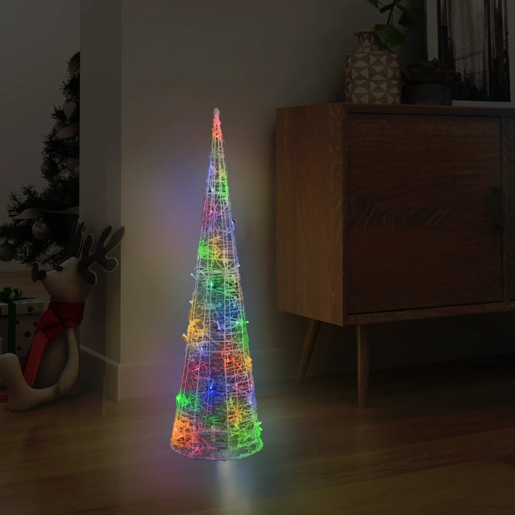 Vidaxl Light Cone Decorative LED Multi -Colored 90 cm Acryl