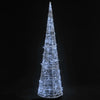 Vidaxl Light Cone Dekorative LED Kalt weiß 120 cm Acryl