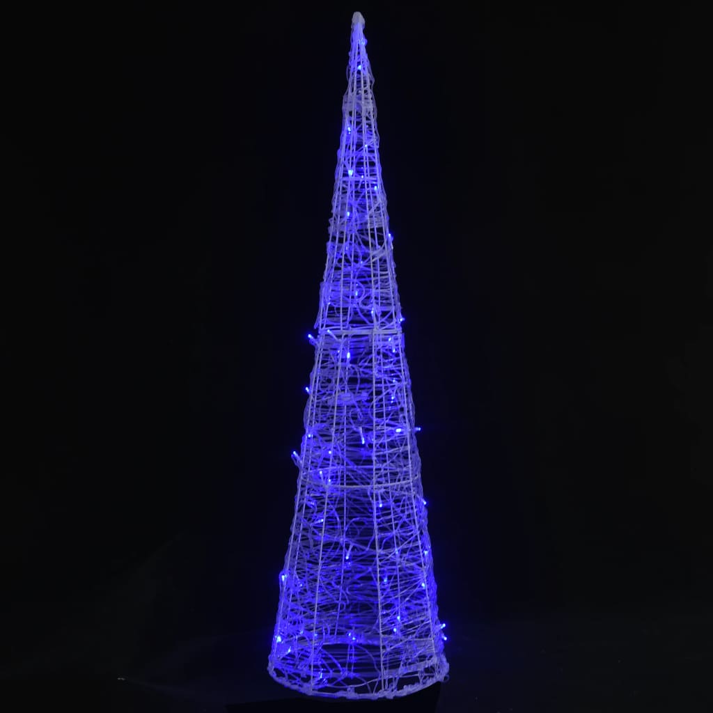 Vidaxl Light Cone Decorative LED Blue 120 cm Acryl