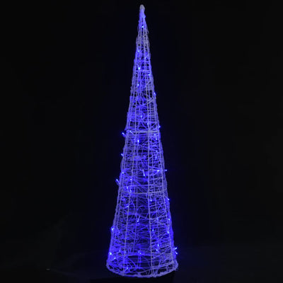 Vidaxl Light Cone Decorative LED Blue 120 cm Acryl