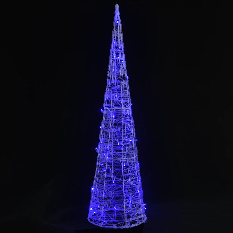 Vidaxl Light Cone Decorative LED Blue 120 cm Acryl