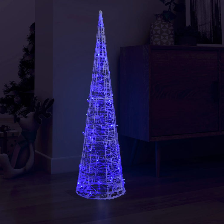 Vidaxl Light Cone Decorative LED Blue 120 cm Acryl