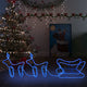 Vidaxl Buitenkerstontiering Rendier und Slee 576 LEDs