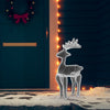 Vidaxl Weihnachtsdekorationen Rentier mit Mesh 306 LEDs 60x24x89 cm
