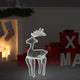 Vidaxl Weihnachtsdekorationen Rentier mit Mesh 306 LEDs 60x24x89 cm